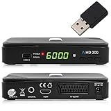 Anadol HD 200 HDTV digitaler Satelliten-Receiver inkl. Wlan...