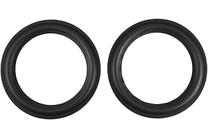 TOPIKY Altavoz de Borde de Goma, 2 Piezas 8 Pulgadas Altavoz Altavoz Reparación de Sonido Envolvente Goma Woofer Reparación de Bordes Piezas de Repuesto