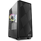 SHARKOON KASA MID TOWER PSUSUZ 3XFAN VS8 RGB BLACK
