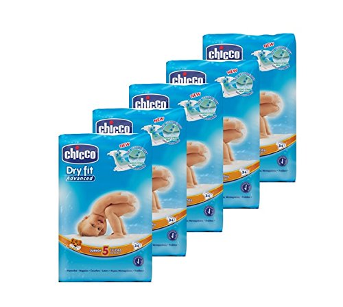 Chicco Dry Fit Advanced Junior Nappies, Size 5, 170 Nappies