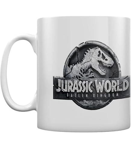 ABYstyle Jurassic Park Magic Word Ceramic Mug - 320ml Microwave Safe Coffee Mug