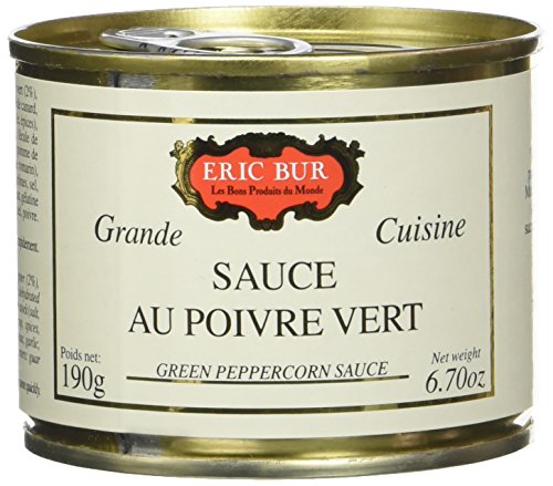 ERIC BUR Sauce au Poivre Vert 190 g - Lot de 6