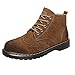 Produktbild MAYOGO Martinstiefel Herren Winterstiefel Braun Grau Schwarz Winterschuhe,Trekking Wanderschuhe Arbeitsschuhe Klassische Stiefel,Hoch-top Wasserdicht 39-44