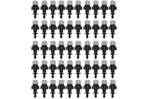 SMANDY 50pcs/Set Misting Nozzles Sprinkler Head Atomizer for Patio Garden Agricultural Greenhouse Drip Irrigation Outdoor Cooling System