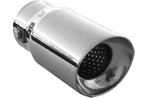 CARJOY Exhaust Tip Trim End Pipe Tail Sport Muffler Stainless Steel Chrome Universal