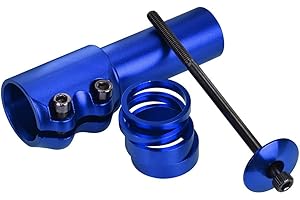 ZhuiKun Rehausse Potence VTT 28,6 mm, Potence de Guidon en Alliage d'Aluminium, Fourche Étendre Extenseur pour Vélo de Route BMX