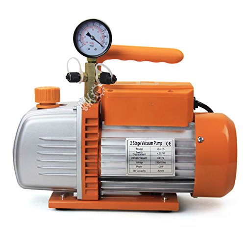 BACOENG 4.2CFM Zweistufige Vakuumpumpe Unterdruckpumpe mit Manometer HVAC - 2