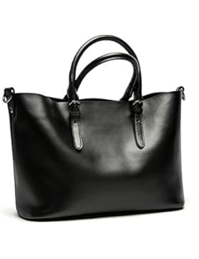 Kattee Damen Leder Hobo Schultertasche Henkeltasche