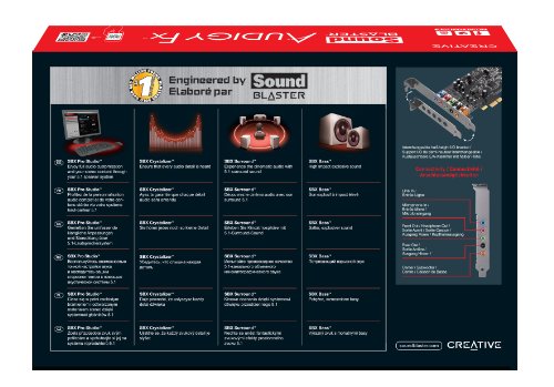 Creative Sound Blaster Audigy FX 5 1 SBX ProStudio - Tarjeta de sonido interna