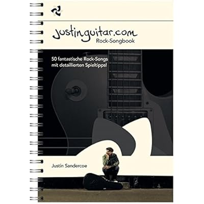 Justinguitar.com - Das Rock-Songbook: Noten, Sammelband für Gitarre