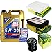 Produktbild Filter Set Inspektionspaket 5 Liter Liqui Moly Motoröl Longlife III 5W-30 MANN-FILTER Innenraumfilter Luftfilter Ölfilter