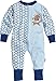 Playshoes Unisex Baby Overall Jersey Bear Sleepsuit, Blue (Original), 9-12 Months (Manufacturer Size:80)