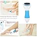 DBPOWER Electric Pedicure Foot File Callus Remover Waterproof- Foot Care Tool Shaves Dead Hard Cracked Rough Skin on Feet Includes One Coarse Roller for Sensitive Skin and Two Extra Coarse Rollers for Hard Skin- UK Power Adaptor(Blue)