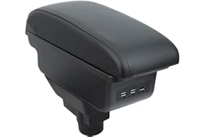 OYHCM Auto Bracciolo Compatible with Corsa D 2006-2014 Bracciolo Console Centrale Poggiabraccio Braccio vano Portaoggetti Doppio Spazio di Archiviazione