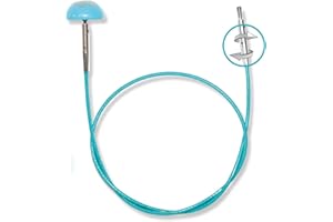 KnitPro - KnitPro Swivel 360° Cable Intercambiable para Aguja de 80cm - 3 Piezas