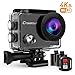Crosstour 4K Sports Action Camera WIFI 16MP Ultra HD Waterproof Underwater Camcorder with Remote Control 170Wide-angle 2 Inch LCD Plus 2 Rechargeable 1050mAh Batteries and Mounting Accessories Kit RS.10959.00