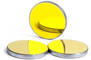 Cloudray Dia 25mm 3PCS Si Laser CO2 Miroir CO2 Laser Lentille Miroir de réflexionRéflecteur Silicium ​laser en silicone plaqué miroir laser CO2 our CO2 Machine de découpe au Laser