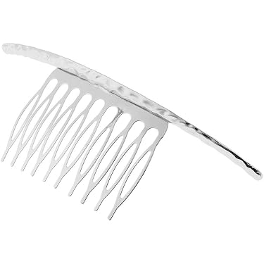 3er Set Metall-Haarkämme Mit 20 Zähnen - Schwarz - Für Hochzeit, Braut & Styling