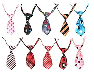 Finbar Dog & Cat Collar Grooming Bow Tie Necktie Clothes- 1 Piece Color May Vary