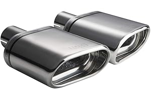 Ulter Sport Finisher de escape (derecho) – ovalada 145 x 75 mm – Longitud 140 Mm – instalación – > 50 mm – inox