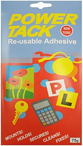 White Tack, Reusable Removable Non-toxic Adhesive Handy, Yanyi Brand Poster Tack, Sticky Putty (75g Blue)