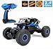 Produktbild Ferngesteuertes Autos,CrossRace RC Auto Rock Crawler,1:18 Monstertruck,4WD Elektrisches Offroad Fahrzeug(Blau)