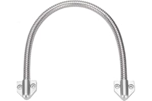 VINGVO Protector de cable de puerta, protector de cable de acceso de acero inoxidable Funda de montaje expuesta, línea de video de bloqueo de puerta de montaje expuesto para sistema de control de