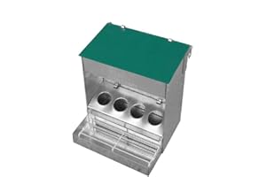 Gómez y Crespo Comedero Canarios de 4 Huecos Voladeros