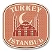 Produktbild 2 x Türkei Istanbul Vinyl Aufkleber Aufkleber Laptop Reise Gepäck Auto Ipad Schild Fun # 6384 - 10cm/100mm Wide