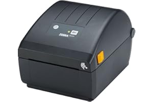 ZEBRA TECHNOLOGIES Zebra Direct Thermal Printer ZD230-4 Inch Desktop Printer - USB and Ethernet Connectivity - Suitable for Logistics, Light Manufacturing, Retail and Healthcare Applications