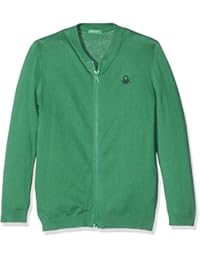 Benetton L/S Sweater, Chaqueta Punto para Niñas