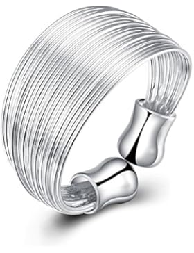 Styleziel Damen Ring Silber filigrane Einzeldrähte Größe verstellbar Eyecatcher Neu 1866