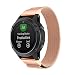 Produktbild samLIKE Edelstahl Armband intelligentes Uhrenarmband Bügel für Garmin Forerunner 935 (Roségold)