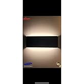UNIKOM Duplex Led Sconce 49x11 Cm Black case - daylight Led color