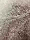 Technik: Bestickt AiCheaX -10.1917 geklebte Tüllspitze mit Glitzerdruck aus afrikanischem Mesh 5 Yards für Abendkleid