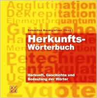 Woerterbuch der herkunft der woerter