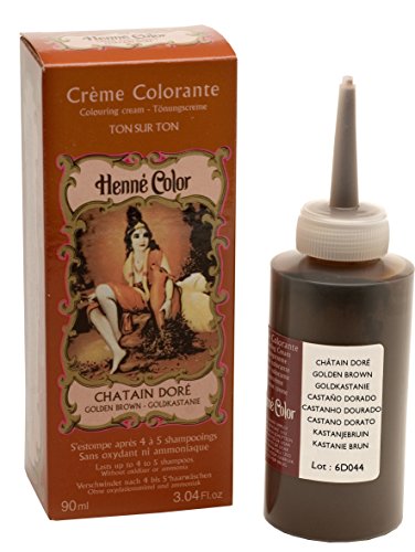 Book's Cover ofHenné Color Crème Colorante Châtain Doré 90 ml