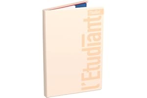 L'ÉTUDIANT PASTEL Agenda Scolaire Aout 2023 - Août 2024 Journalier Format 15x21cm Couverture PVC Beige