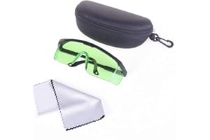 ANGEEK Anti-glare Goggles Laser Protection Safety Glasses Welding Glasses Adjustable Work Light Proof Glasses (Light Green)