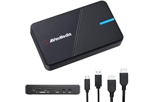 ‎AVERMEDIA AVerMedia HDMI Capture Card - Gaming, Video-Streaming, 4K Capture-Karte für PS5, Xbox Series X/S, Xbox One, PS4, Nintendo Switch, Windows, Mac, HDR & VRR Unterstützung - GC551G2 Live Gamer Extreme 3