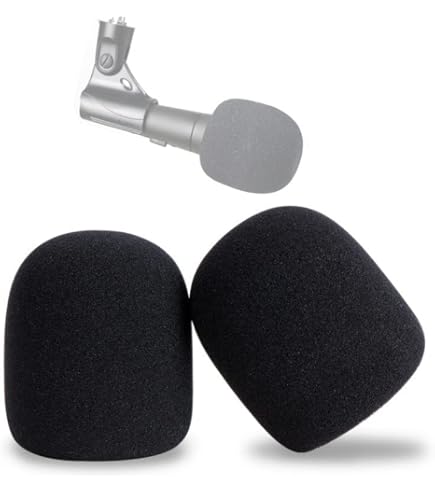 Parabrezza Per Microfono Shure A3WS - In Schiuma Per SM94, PG81, KSM109 | Nero