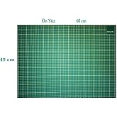 İşkur makina PVC &Ccedil;ift Taraflı 600x450mm Kesim Altlığı Patchwork Cutting Mat A2