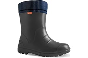 DEMAR. federleichte Kinder EVA Gummistiefel gefüttert Dino