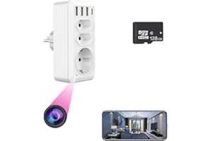 Firstoy ukryta kamera, wtyczka UE z 3 interfejsem USB i portem typu C, adapter UE HD WiFi z funkcją noktowizora i funkcją zdalnego podglądania, monitorowanie bezpieczeństwa wewnętrznego