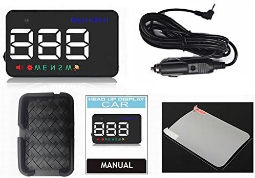 YICOTA LED HUD Car Head-Up Dual Display System 3.5" GPS Navigation Clear Data Reflector Projector for All Cars (A5)