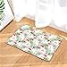 Produktbild XUEBINER Flamingo Printed Bedroom Living Room Carpets Bear Mat for Hallway 40x60cm