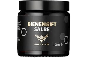 ‎MAORIKA maorika Bienengiftsalbe mit Manukaöl (Kühlend & beruhigend) - Bienengiftcreme hochdosiert mit u.a. Shea Butter, Eukalyptus, Aloe Vera, Rosmarin & Zitronenschalenöl