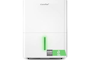 COMFEE’ Deshumidificador 12L para Humedad interior hasta 35m2 / 100m3 - Deshumificador Silencioso Compacto y de Bajo Consumo - Deshumificadores de Humedad con Depósito Extraible y Reinicio Automático