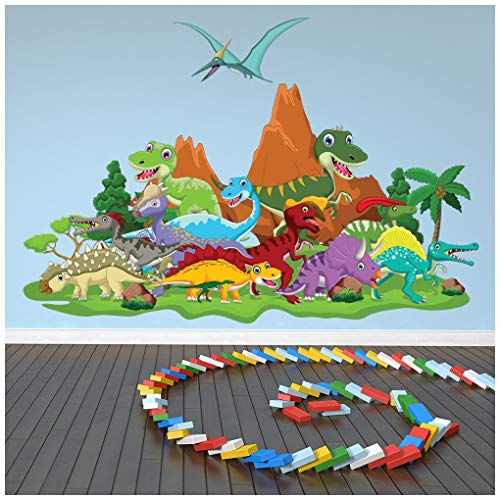 azutura Dinosaurio Jurásico Mundial Vinilos Disponible en 8 tamaños. Digital