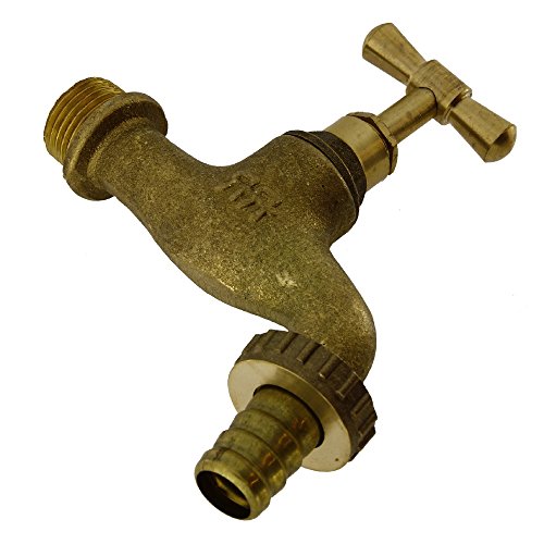 Auslaufventil / Wasserhahn / Gartenhahn für Gartenschlauch, mit Kopf - 2